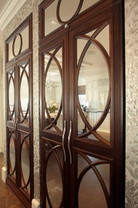 Cabinet doors with special multi-lites