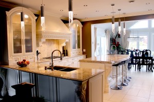 Glass cabinet door