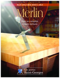 End grain countertop (back view)